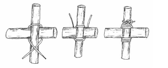 beidhaendiges binden des kreuzbundes